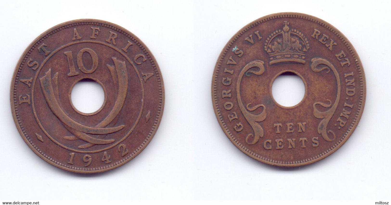 East Africa 10 Cents 1942 I - Colonie Britannique