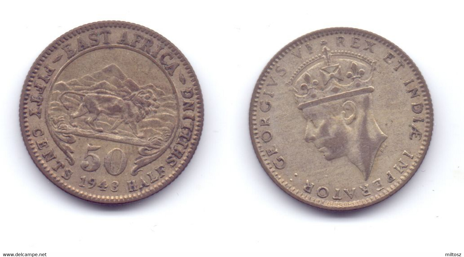 East Africa 50 Cents 1943 I - Colonie Britannique