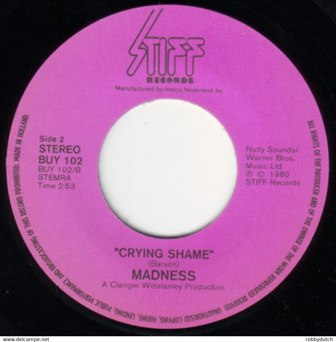 * 7" *   MADNESS - EMBARRASSMENT (Holland 1980) - Reggae
