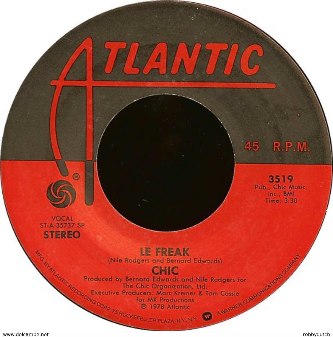 * 7" *   CHIC - LE FREAK (USA 1978) - Soul - R&B
