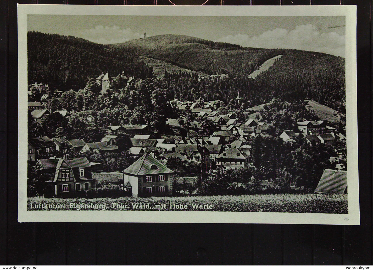 DR: Ansichtskarte Vom Luftkurort Eigersburg (Thüringer Wald) Mit Hohe Warte Um 1930 - Elgersburg