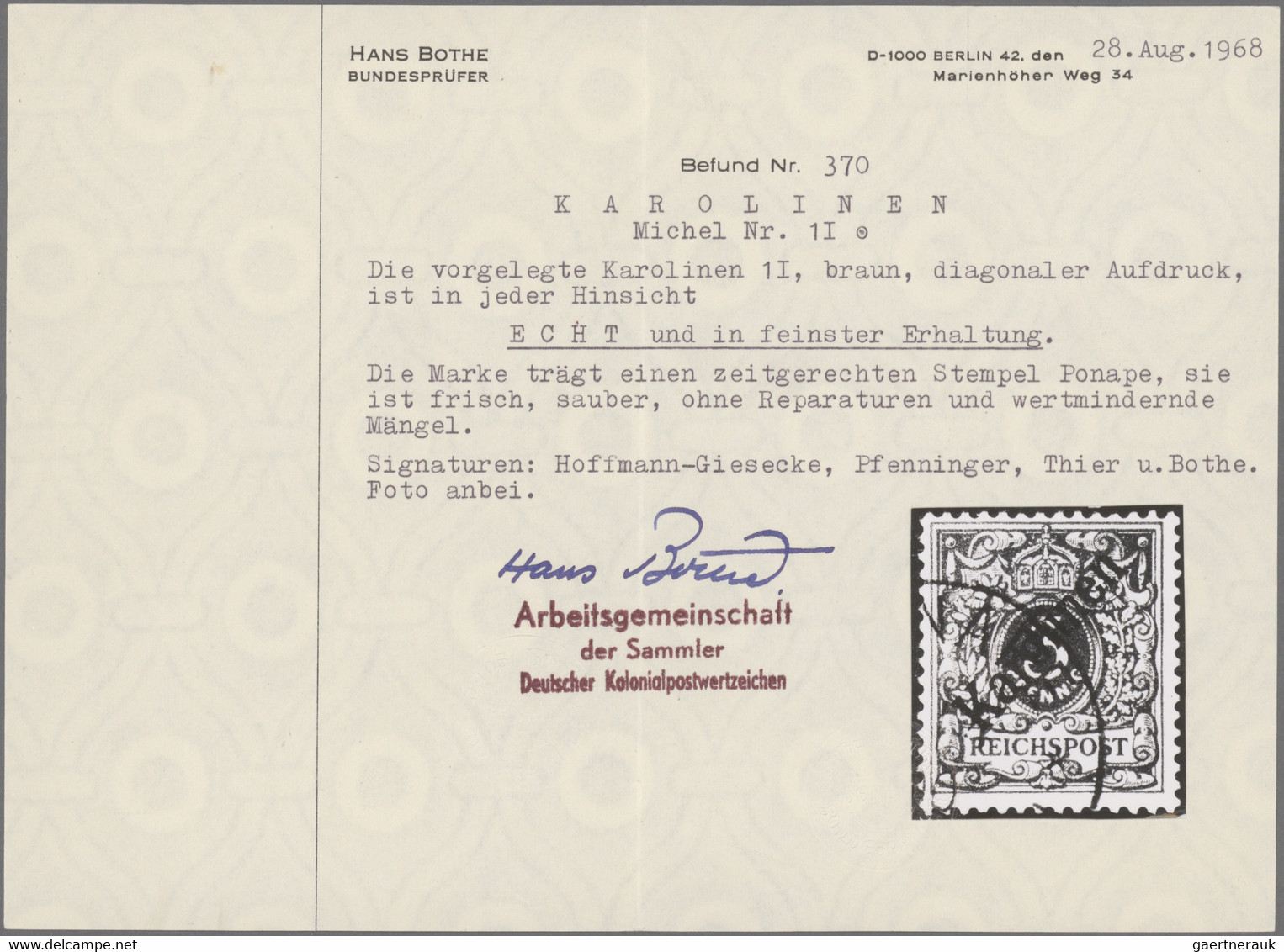 Deutsche Kolonien - Karolinen: 1899/1923 (ca.), Sammlung auf Albenblättern, viel