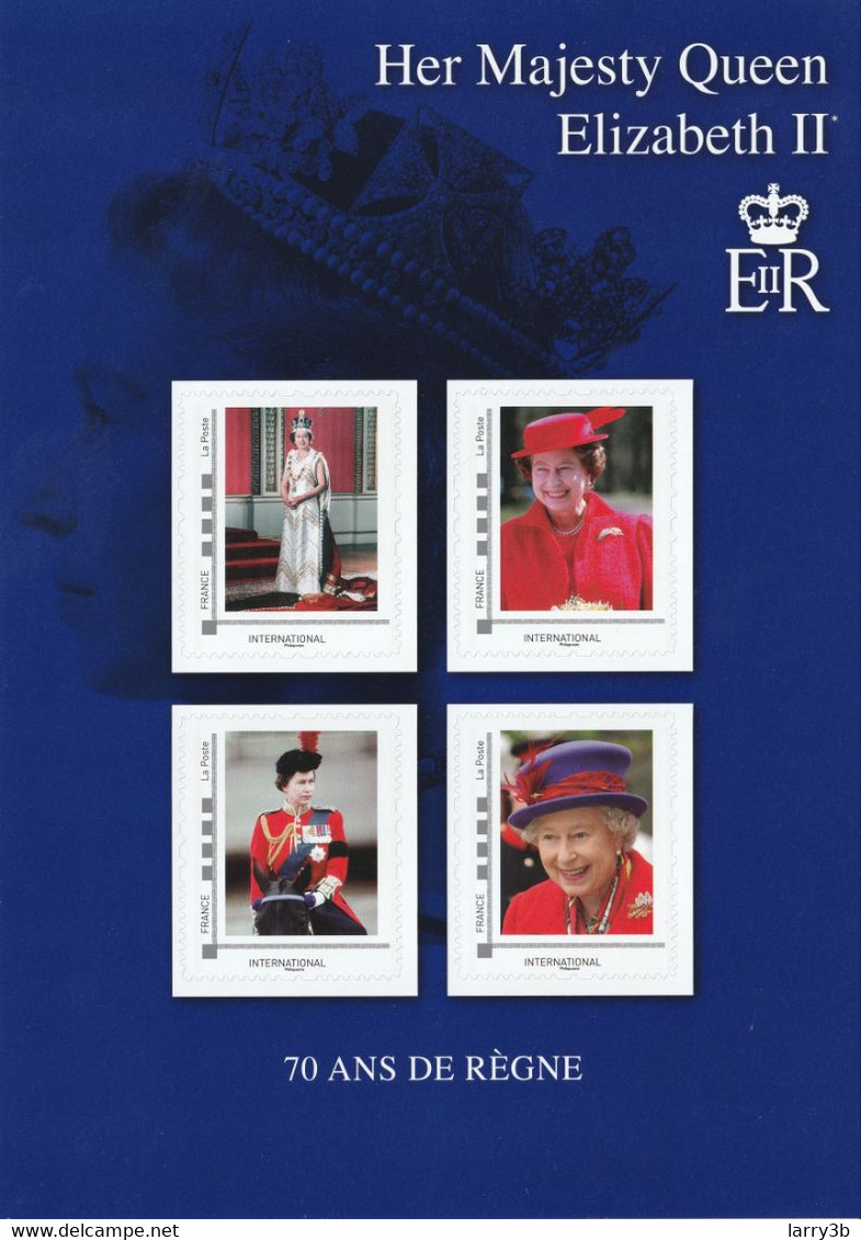 FRANCE 2022 COLLECTOR "Elizabeth II 70 Ans De Règne / Her Majesty Queen Elizabeth II" - MTAM-2022-515 - Neuf ** - Collectors