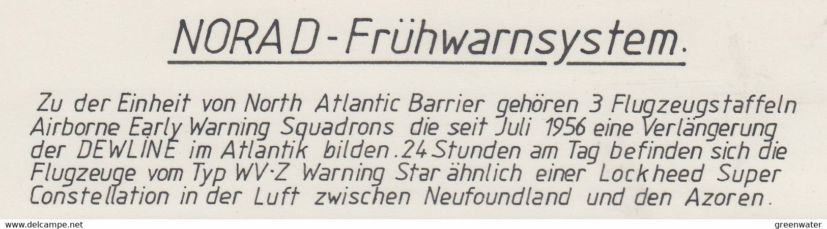 USA Early Warning System "the 10.000ft Barrier Flight" Cover Ca US Navy JAN 11 1962 (EW151) - Vuelos Polares