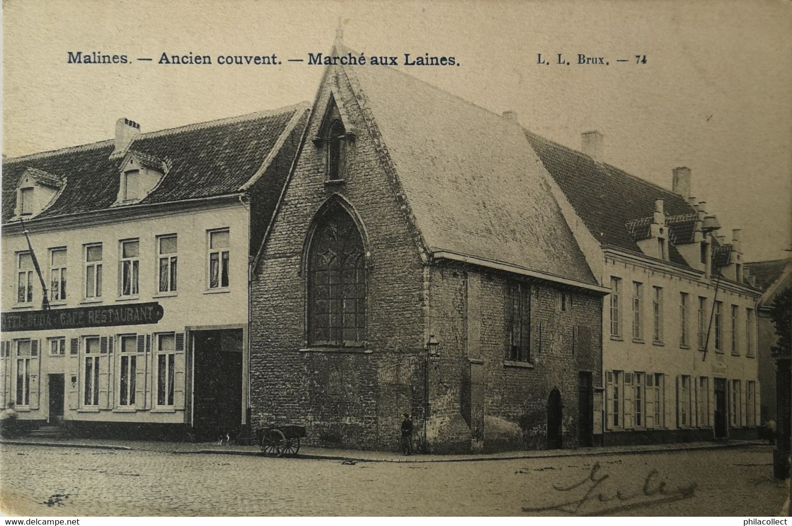 Mechelen - Malines // Ancien Couvent - Marche Aux Laines (Hotel Buda) 1906 - Malines