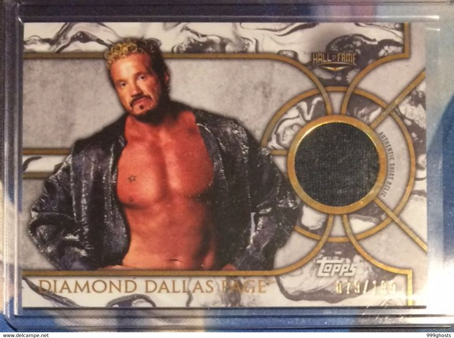 2018 LEGENDS OF WWE DIAMOND DALLAS PAGE Relic Trading Card 079/199 Wrestling - Trading Cards