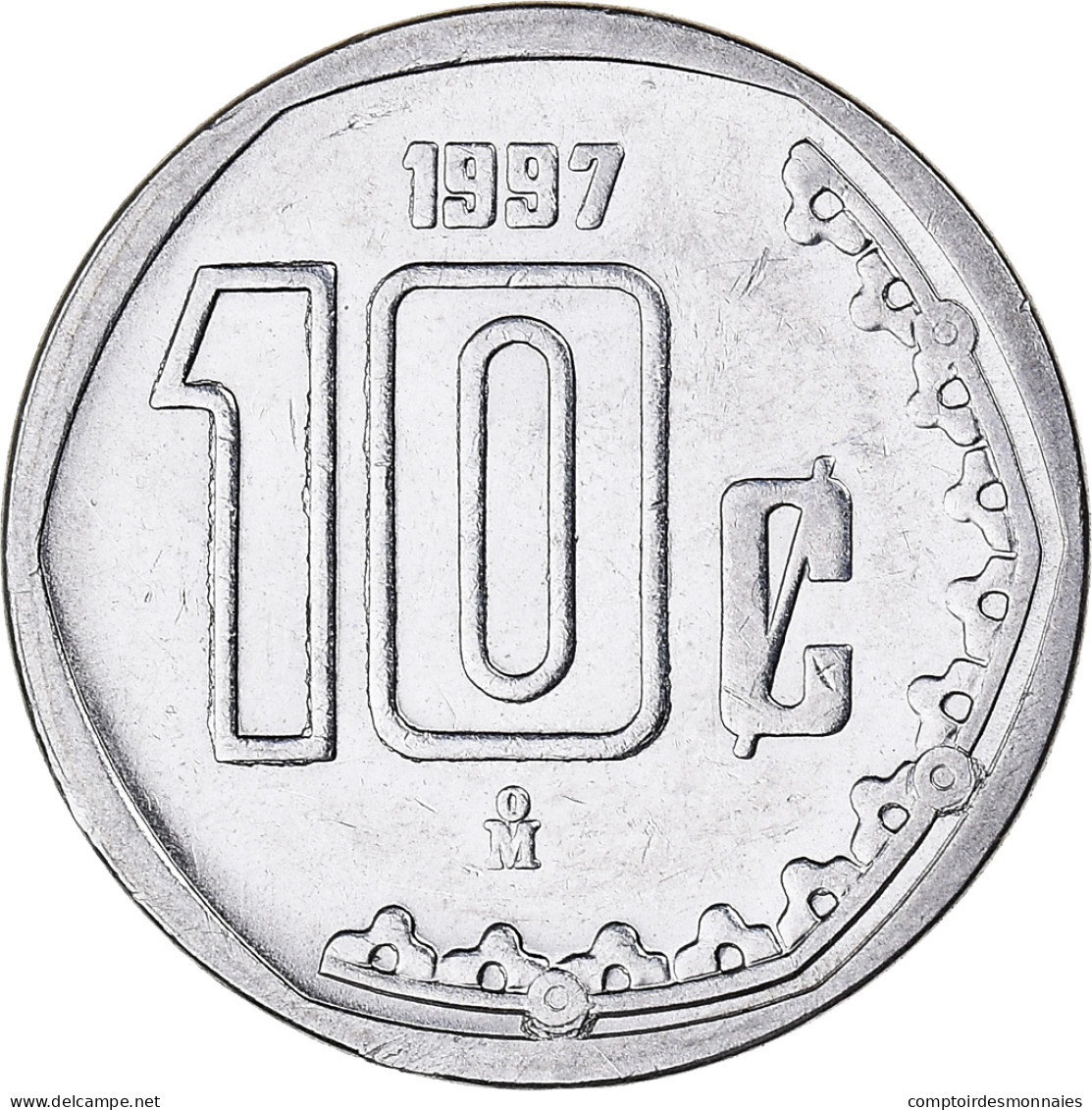 Monnaie, Mexique, 10 Centavos, 1997 - Mexique