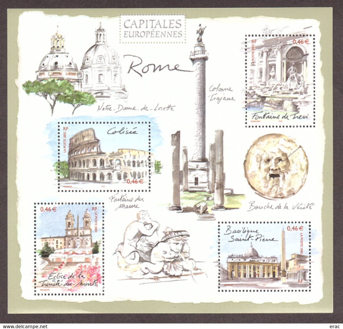 France - 2002 - Bloc-Feuillet N° 53 - Neuf ** - Rome - Nuovi
