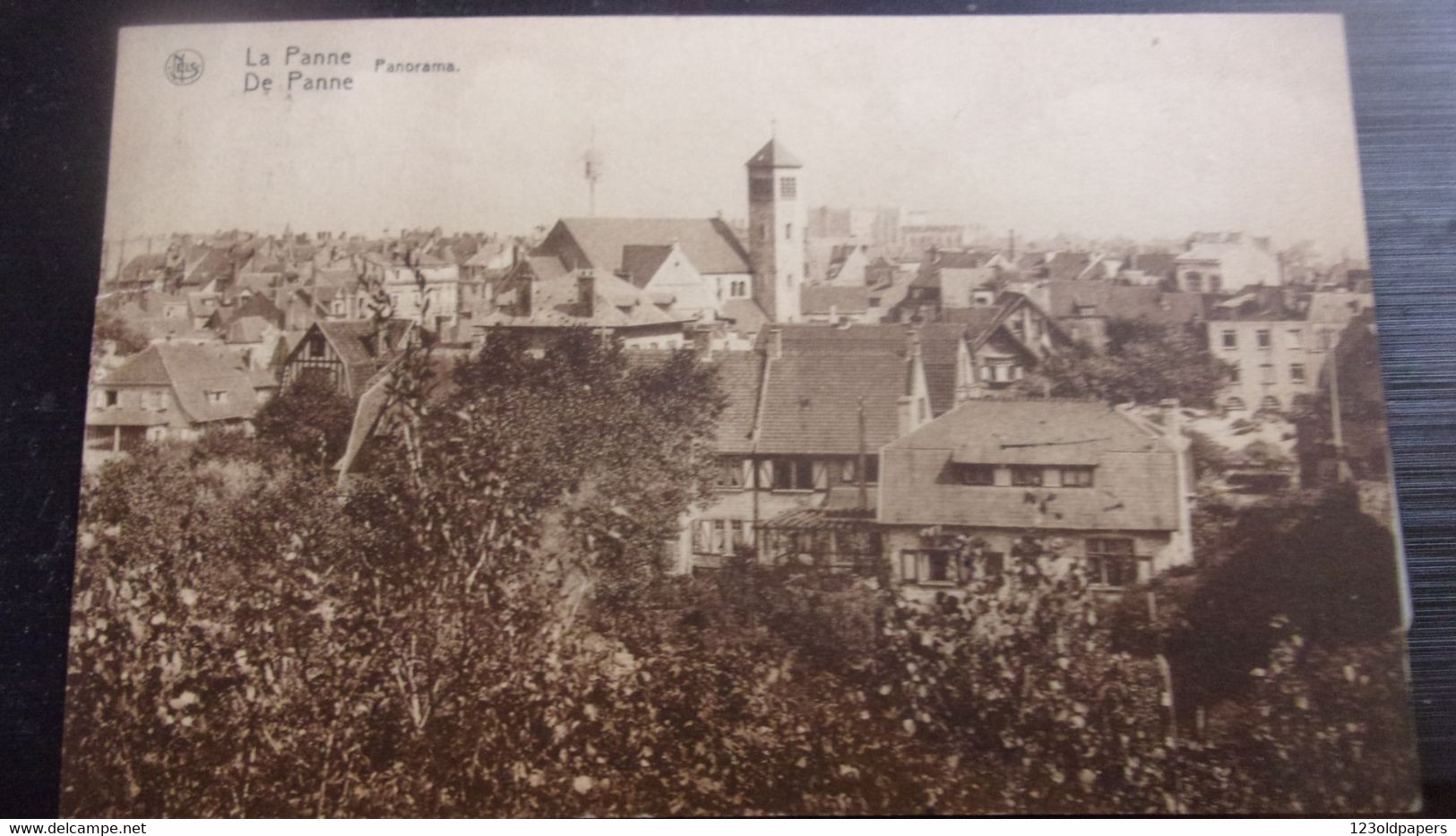 Belgique La Panne Nels 1935 Panorama - De Panne