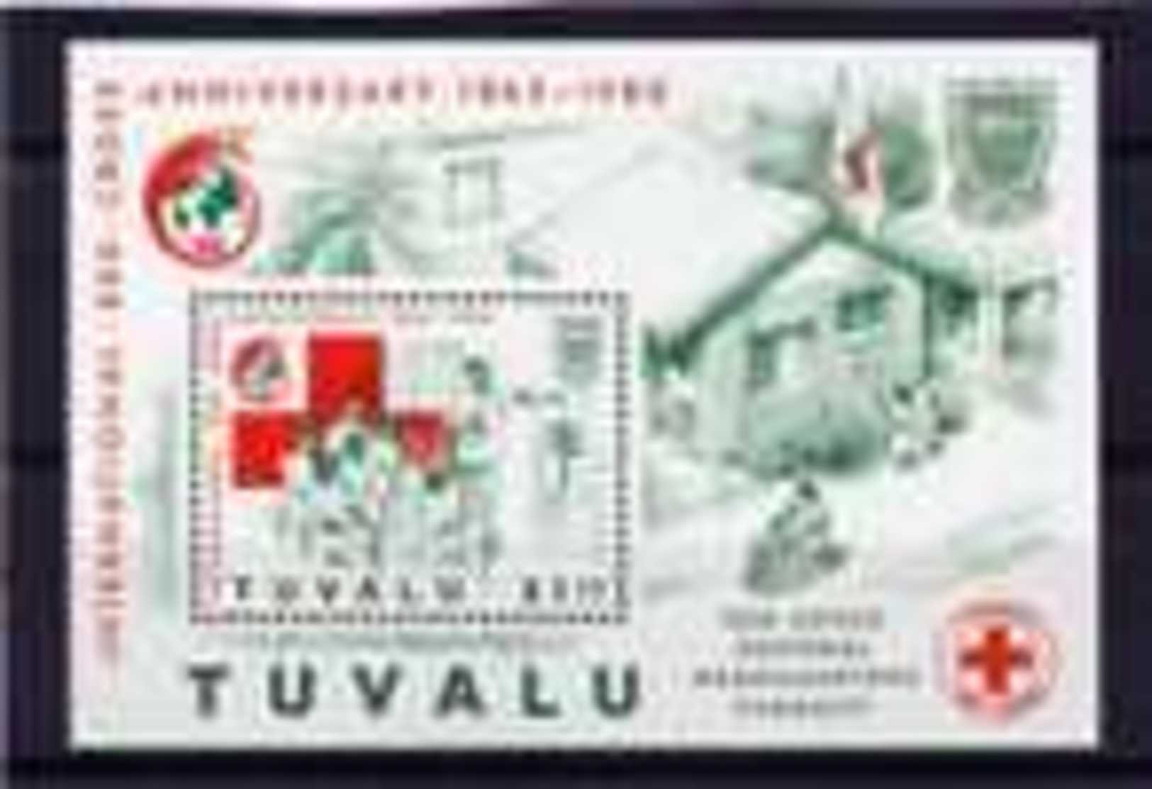 Tuvalu 1988 Yvertn° Bloc 30 *** MNH Cote 4 € Rode Kruis Croix Rouge - Croce Rossa