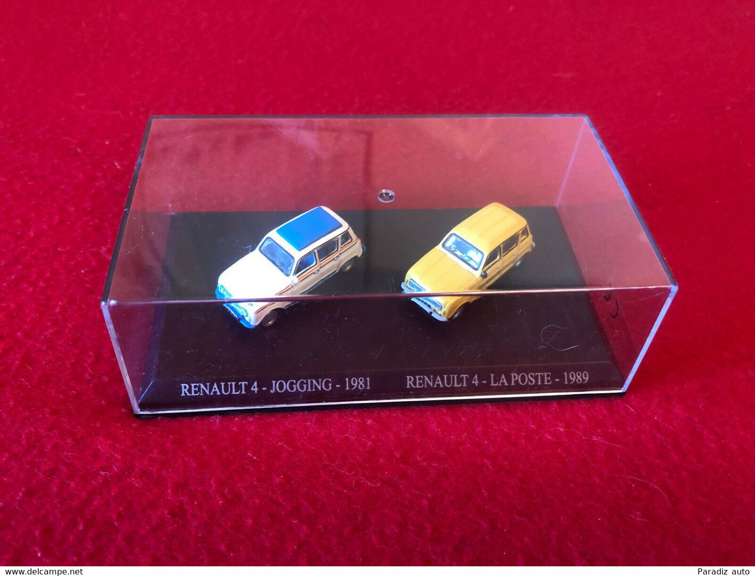 Coffret Renault 4 Jogging (1981) Renault 4 La Poste (1989) Échelle HO Universal Hobbies - Scala 1:87