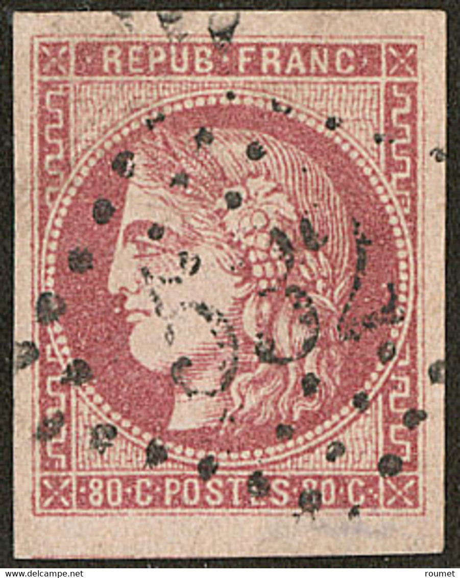 No 49a, Rose Clair, Un Voisin, Obl Gc 582. - TB - 1870 Uitgave Van Bordeaux