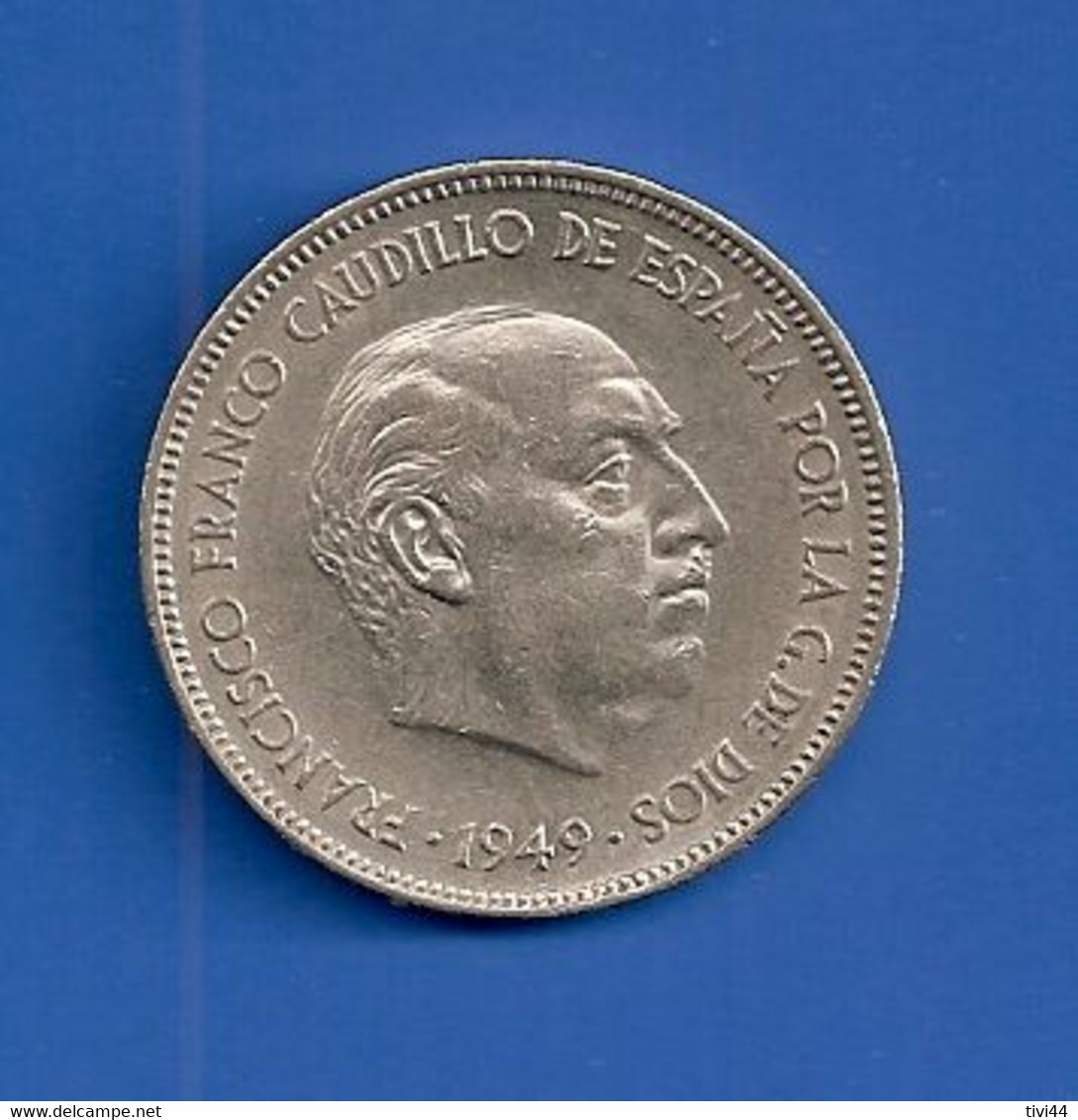 ESPAGNE - ESPANA - 5 PESETA 1949 FRANCO - Other & Unclassified