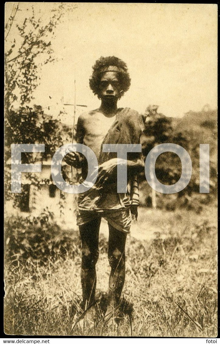 OLD  POSTCARD CORREIO MAIL MAN ETHNIC TIMOR LESTE ASIA POSTAL CARTE POSTALE - Osttimor