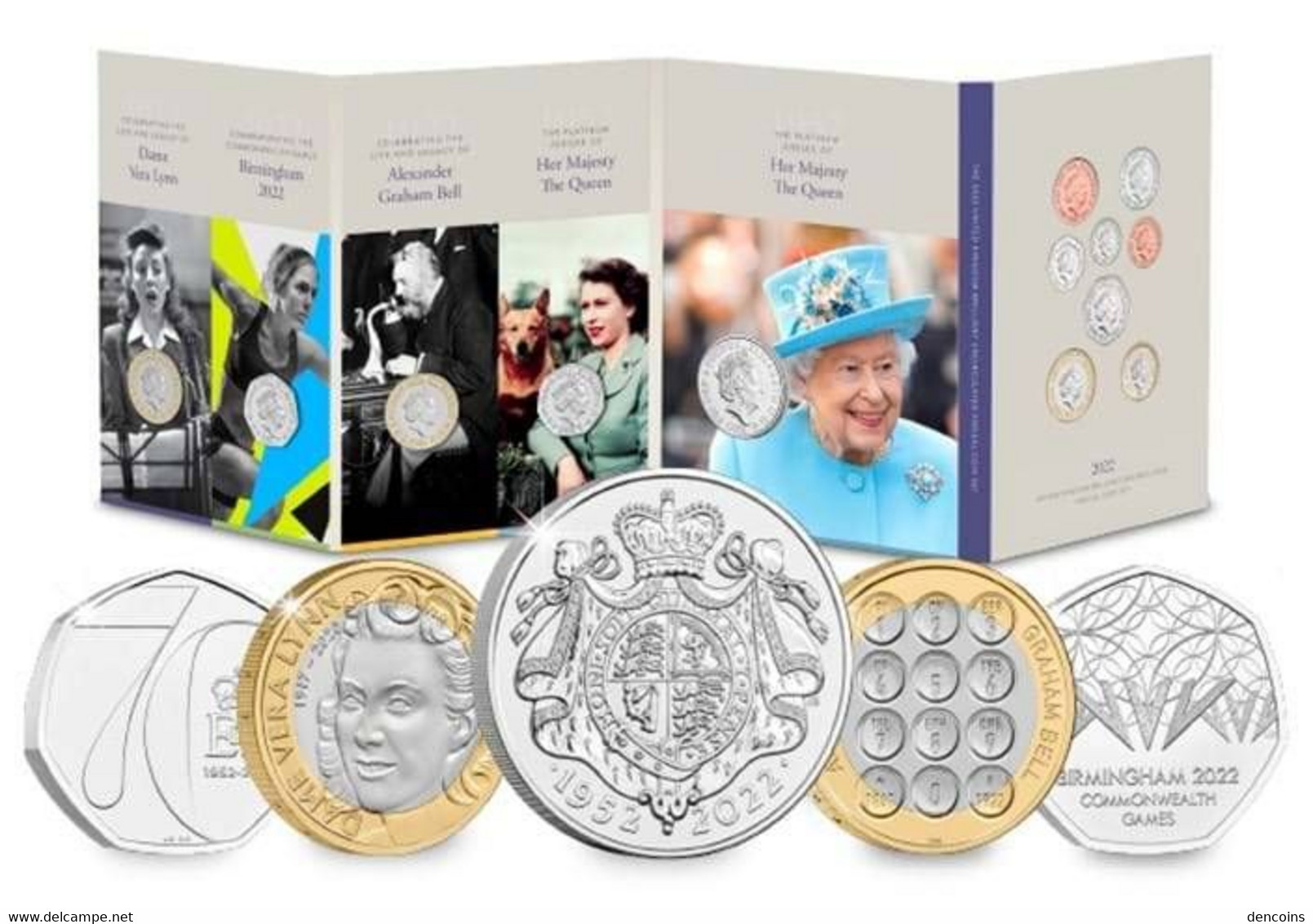 UNITED KINGDOM 2022 COIN BU ANNUAL SET – ORIGINAL - GREAT BRITAIN GRAN BRETAÑA GB - NUEVO - NEUF - NEW - Mint Sets & Proof Sets