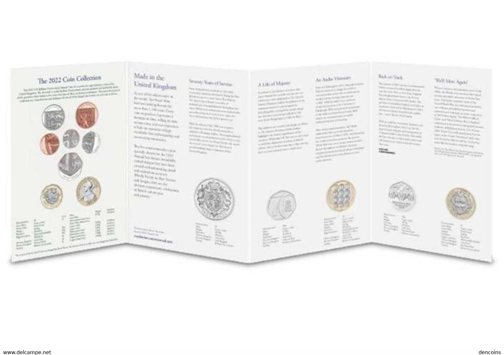 UNITED KINGDOM 2022 COIN BU ANNUAL SET – ORIGINAL - GREAT BRITAIN GRAN BRETAÑA GB - NUEVO - NEUF - NEW - Mint Sets & Proof Sets