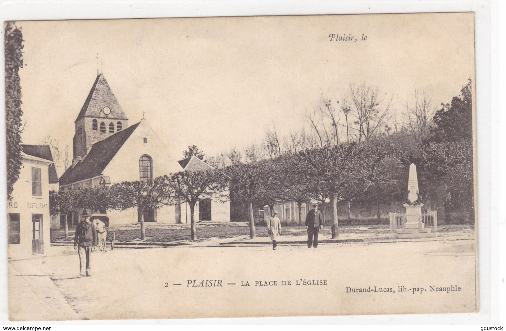 Yvelines - Plaisir - La Place De L'Eglise - Plaisir