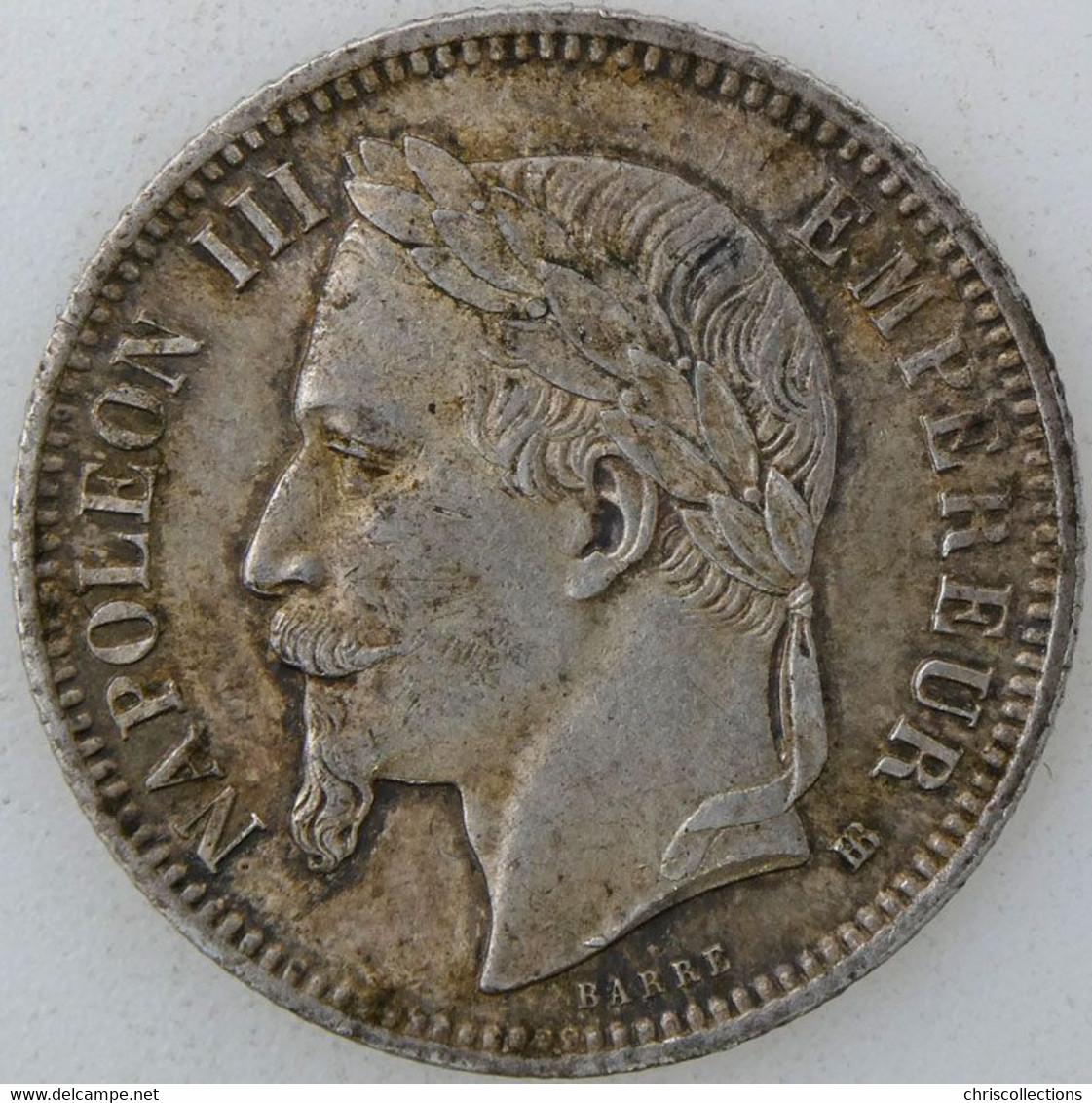 FRANCE - NAPOLEON III - 1 Franc 1870BB - TTB+ - Gad. : 463 - 1 Franc