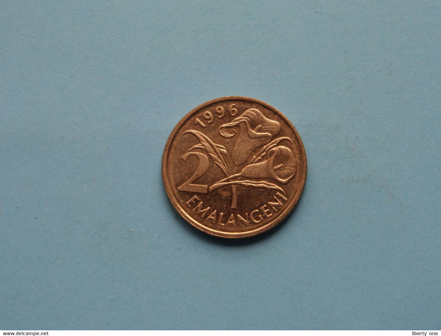 1996 - 2 EMALANGENI - KM 46 ( Uncleaned Coin / For Grade, Please See Photo ) ! - Swaziland