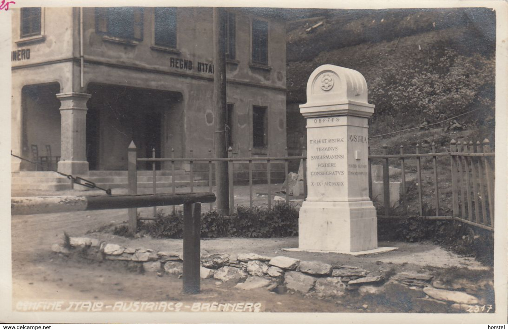 Austria - Brennero - Brenner - Austria - Italien - Grenzstein - Border - Matrei Am Brenner