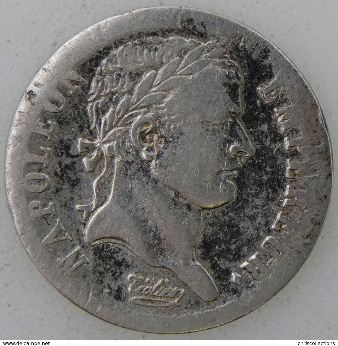 FRANCE - NAPOLEON I - 1/2 Franc 1808W - B+/TB - Gad. : 398 - 1/2 Franc