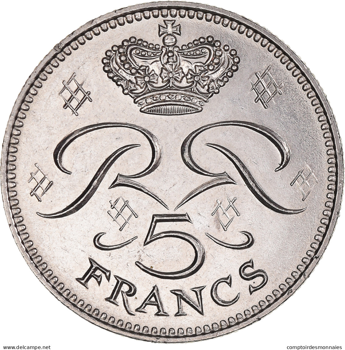 Monnaie, Monaco, Rainier III, 5 Francs, 1971, SUP, Cupro-nickel, Gadoury:MC 153 - 1960-2001 Nouveaux Francs