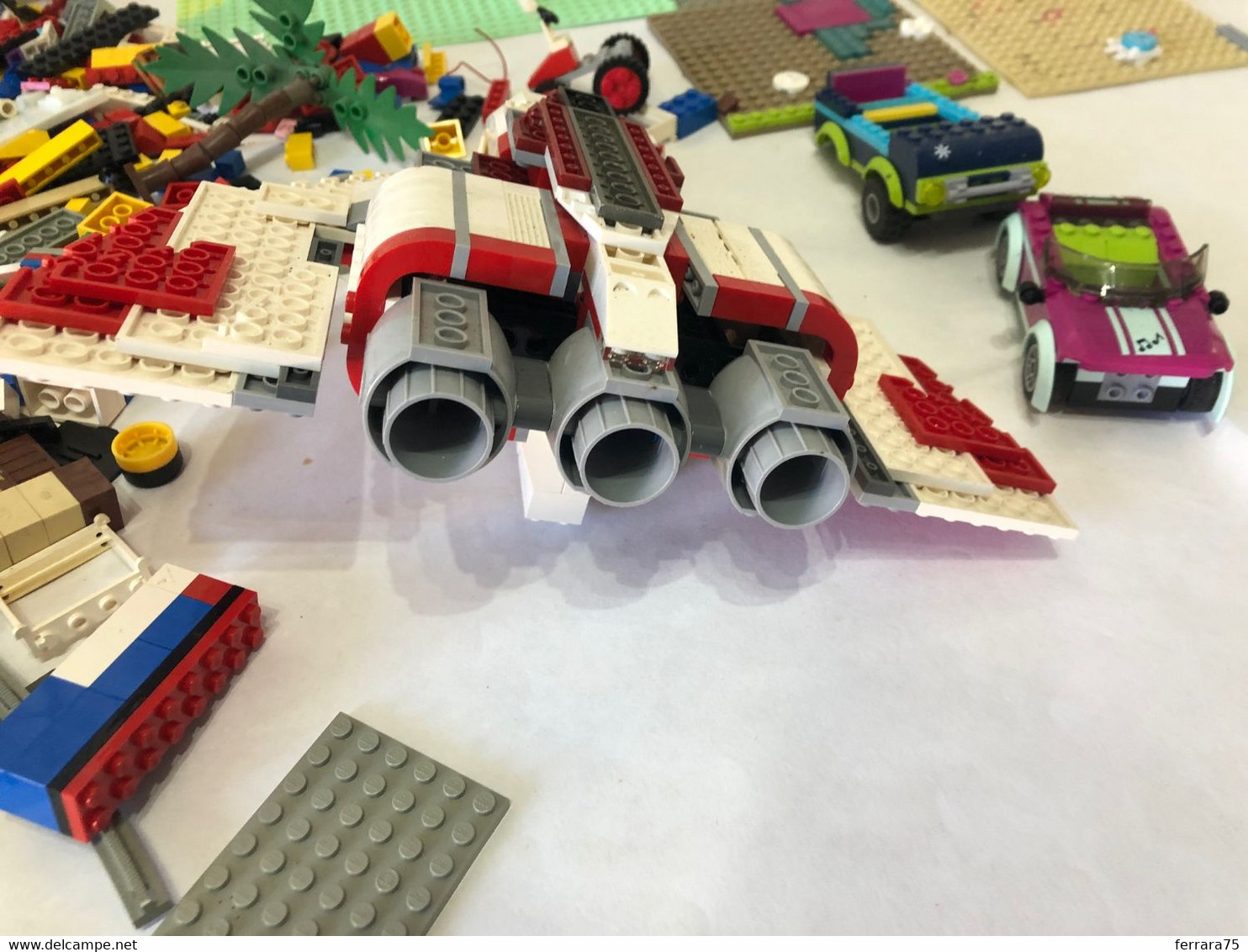 LOTTO COSTRUZIONI LEGO VARIE LEGOLAND STAR WARS TRENO 7725 ACCESSORI VARI non lavate.