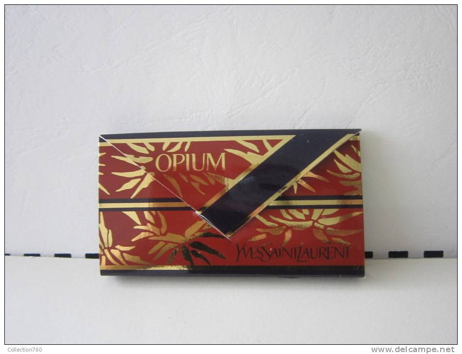 SAINT LAURENT Yves  - OPIUM - Echantillon  (collector, Ne Pas Utiliser, Date Des Années 90) - Parfumproben - Phiolen