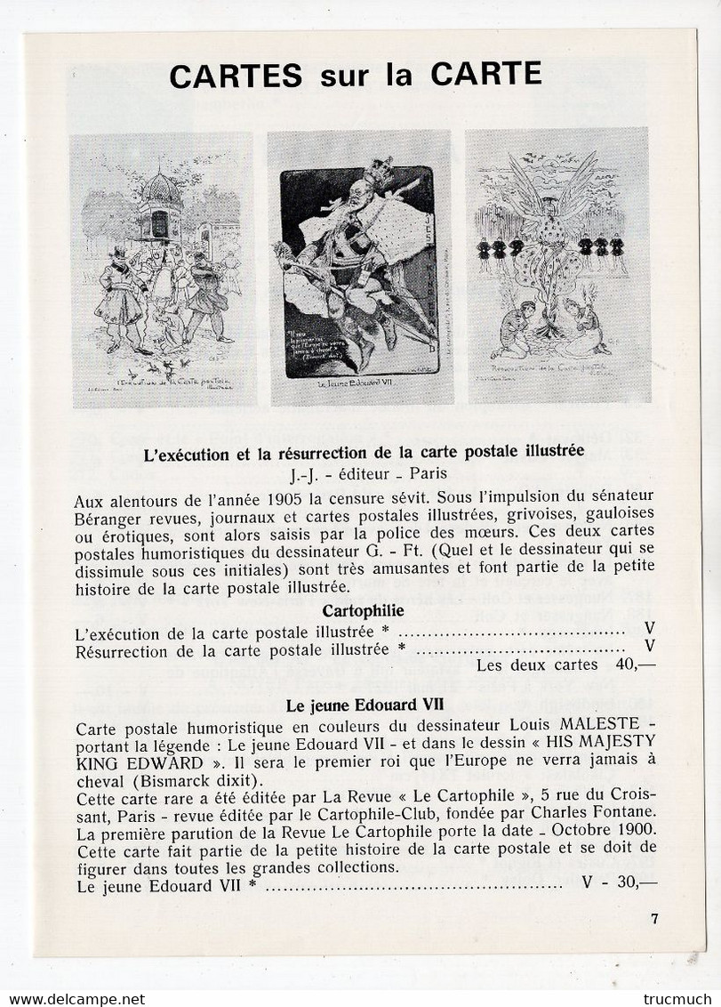 LIBRAIRIE CARTOPHILIQUE - Revue Bimestrielle N° 2 - Voir Sommaire - Französisch