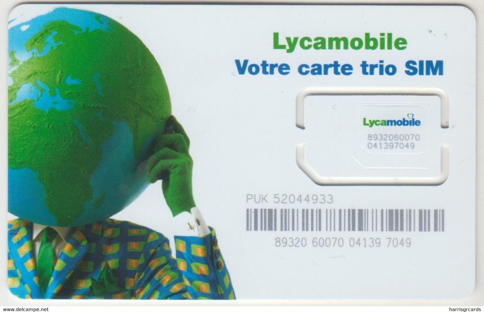 BELGIUM - Lyca Mobile (Duo SIM) GSM Card, Mint - Other & Unclassified