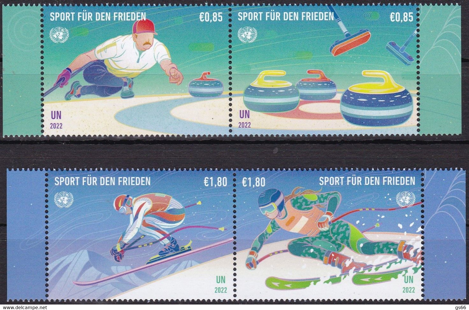 UNO-Wien, 2022, MNH **, Sport Für Den Frieden - Neufs