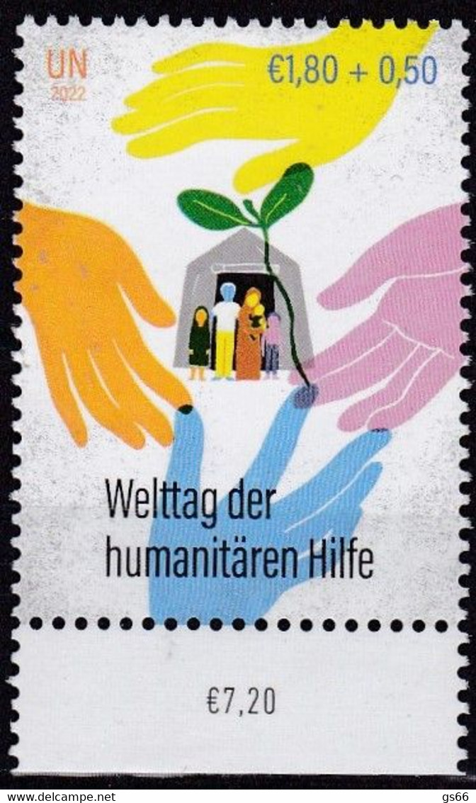 UNO-Wien, 2022, MNH **, Welttag Der Humanitären Hilfe - Neufs