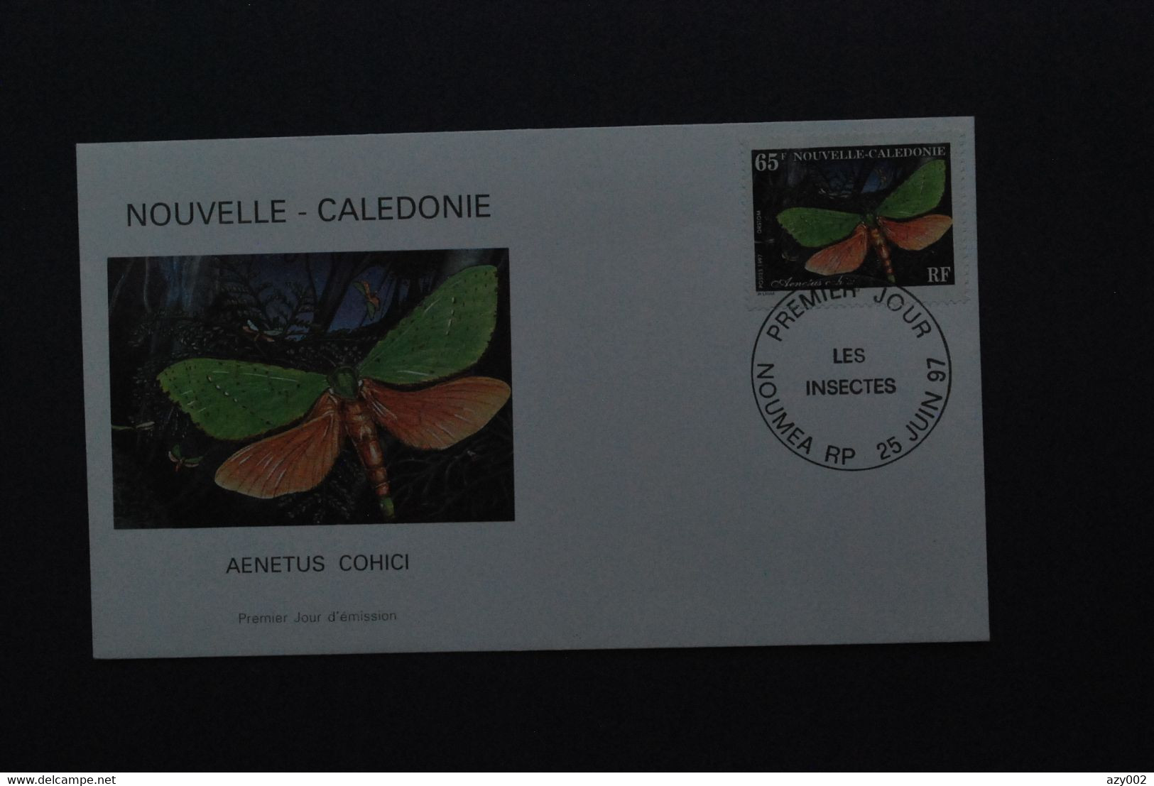 Nouvelle Calédonie - 1997 - 3 Enveloppes 1er Jour : Insectes De Nouvelle-Calédonie - Papillons & Coléoptères - - Brieven En Documenten