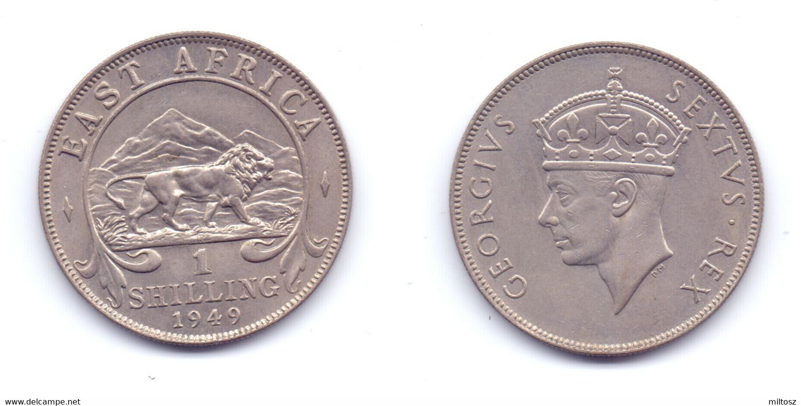 East Africa 1 Shilling 1949 H - Britse Kolonie