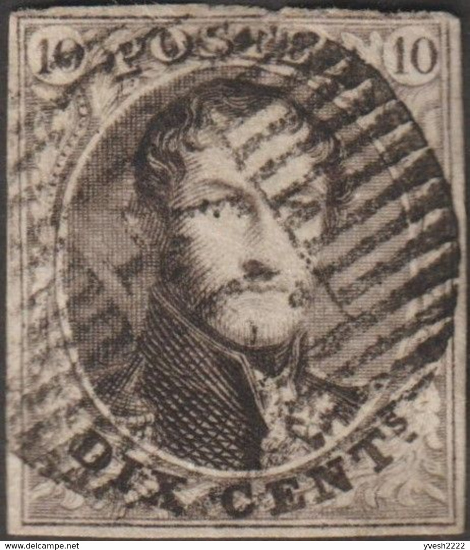 Belgique 1858 COB 10A Oblitéré D 46 Paliseul Ou Court-St-Etienne. Rare - Balkstempels: Distributiekantoren