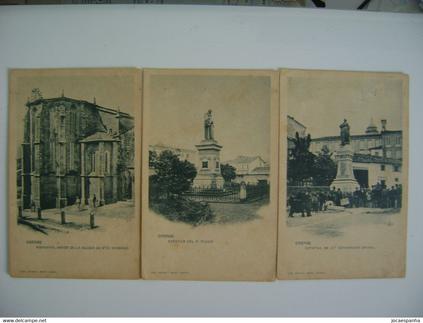 SPAIN / ESPANA - THREE POSTCARDS FROM ORENSE IN THE STATE - Orense