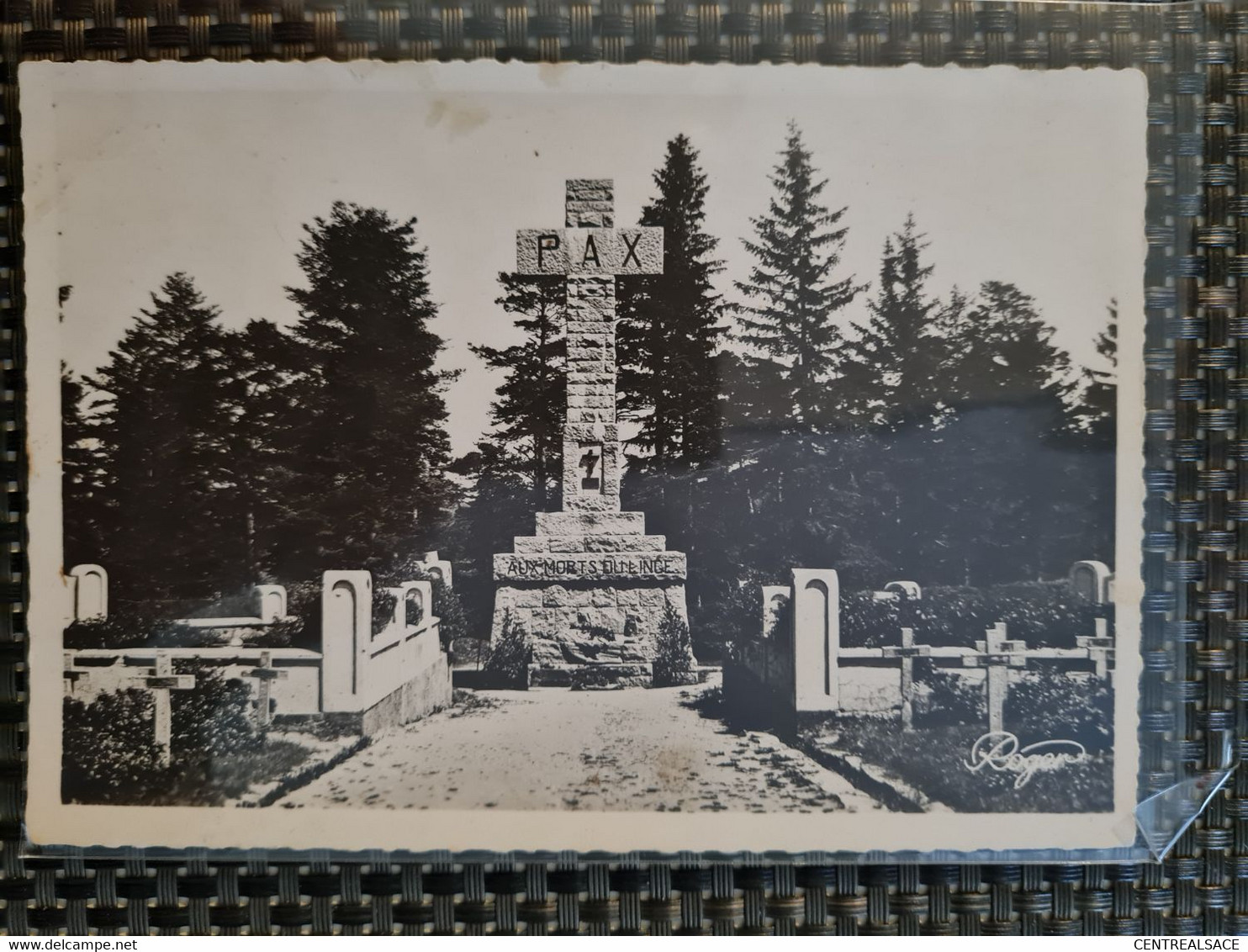 Carte WETTSTEIN Cimetière Militaire Français - Wintzenheim