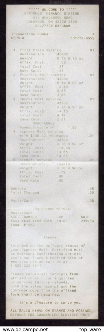 USA 2004 ATM Meter Stamps IBM APC Issue Scott# CVP 57, A-d MNH + Receipt / LSA Distributeurs Automatenmarken CVP - Machine Labels [ATM]