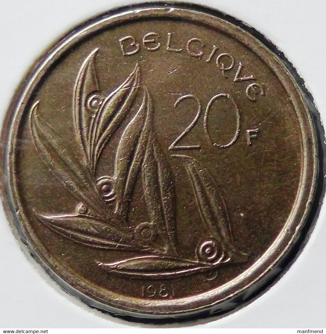 Belgium - 1981 - KM 159 - 20 Francs - French Legend - XF - Look Scans - 20 Francs