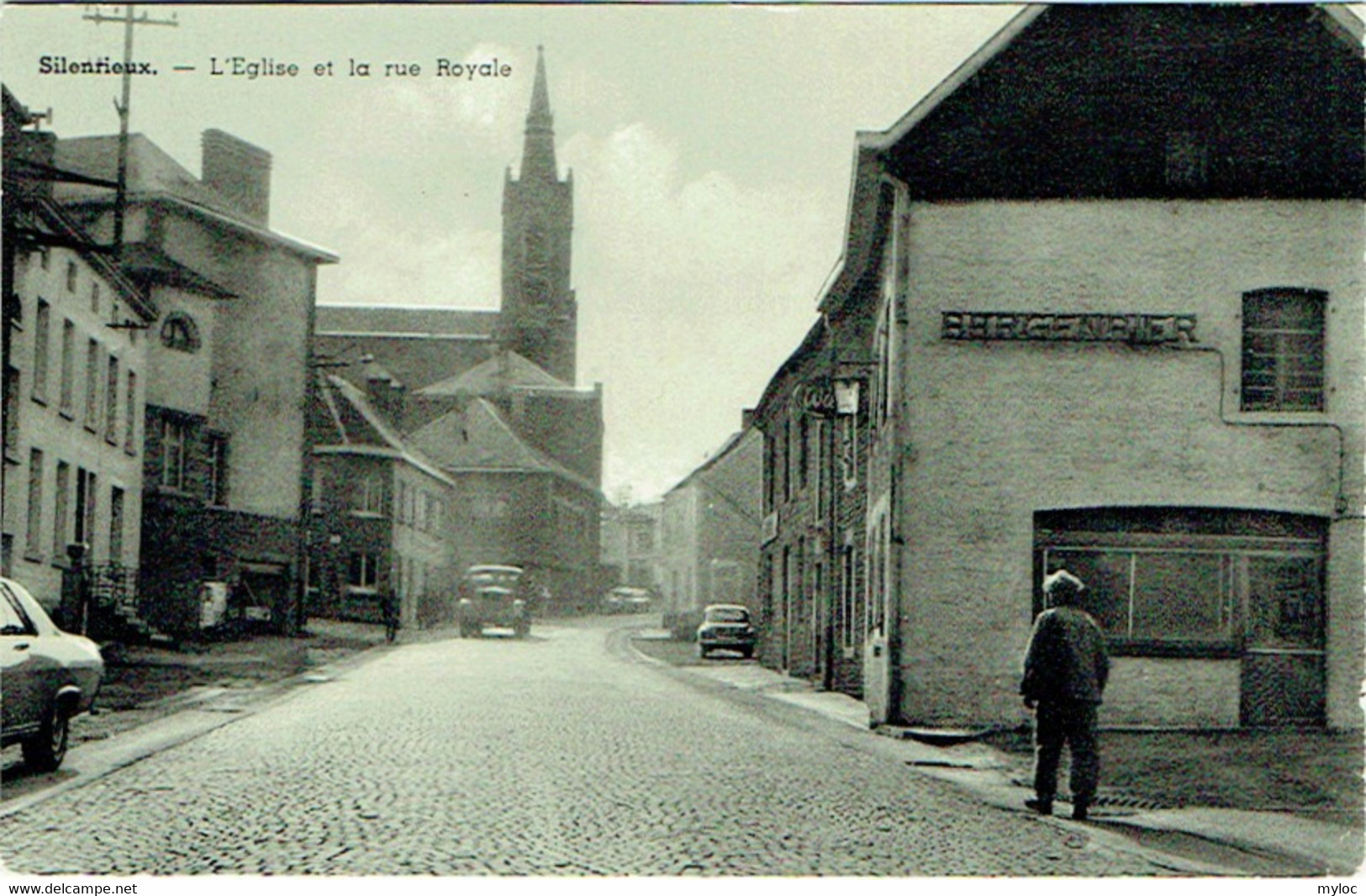 Silenrieux.  Eglise Et Rue Royale. - Cerfontaine