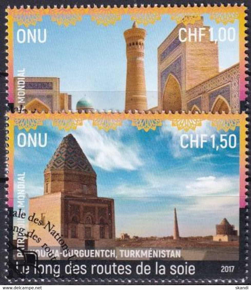 UNO GENF 2017 Mi-Nr. 1010/11 O Used - Aus Abo - Oblitérés