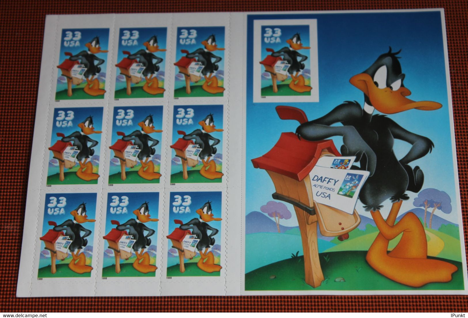 U.S.A. 1999, Daffy; Folienblatt FB 57, MNH - Andere & Zonder Classificatie