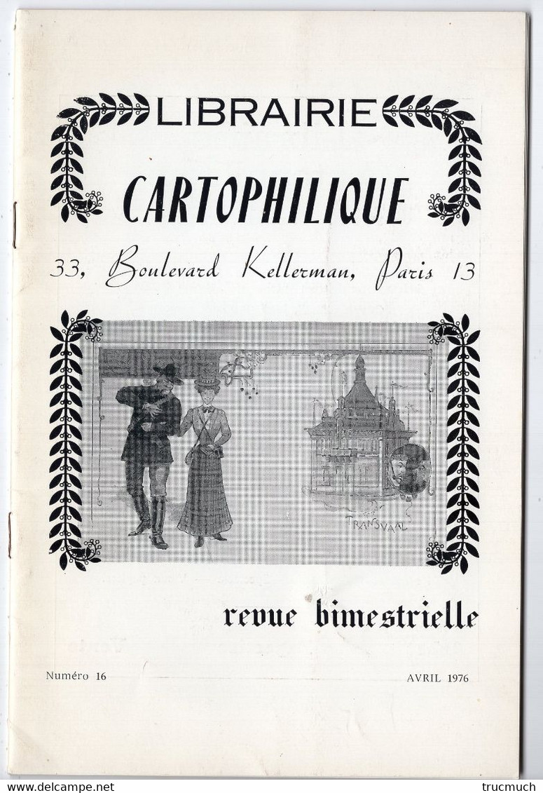 LIBRAIRIE CARTOPHILIQUE - Revue Bimestrielle N° 16   - Voir Sommaire - French