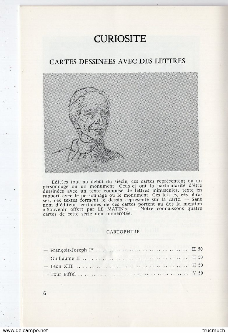 LIBRAIRIE CARTOPHILIQUE - Revue Bimestrielle N° 16   - Voir Sommaire - Französisch