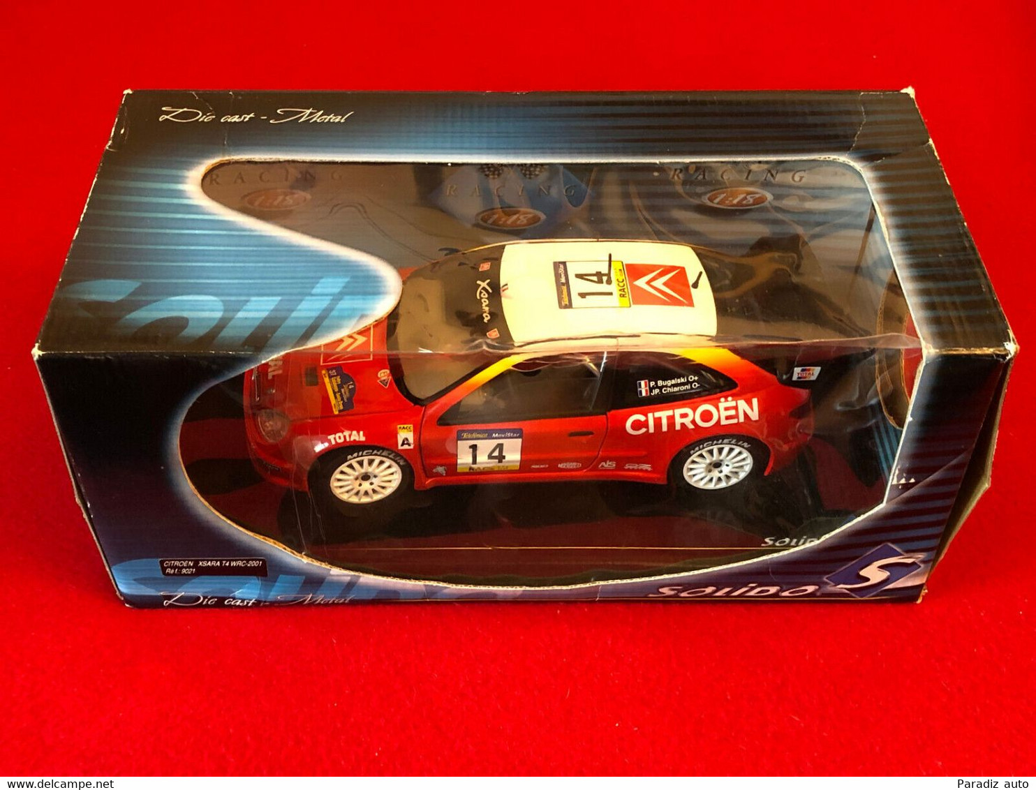 Citroën Xsara T4 WRC N°14 (2001) 1/18 Solido - Solido