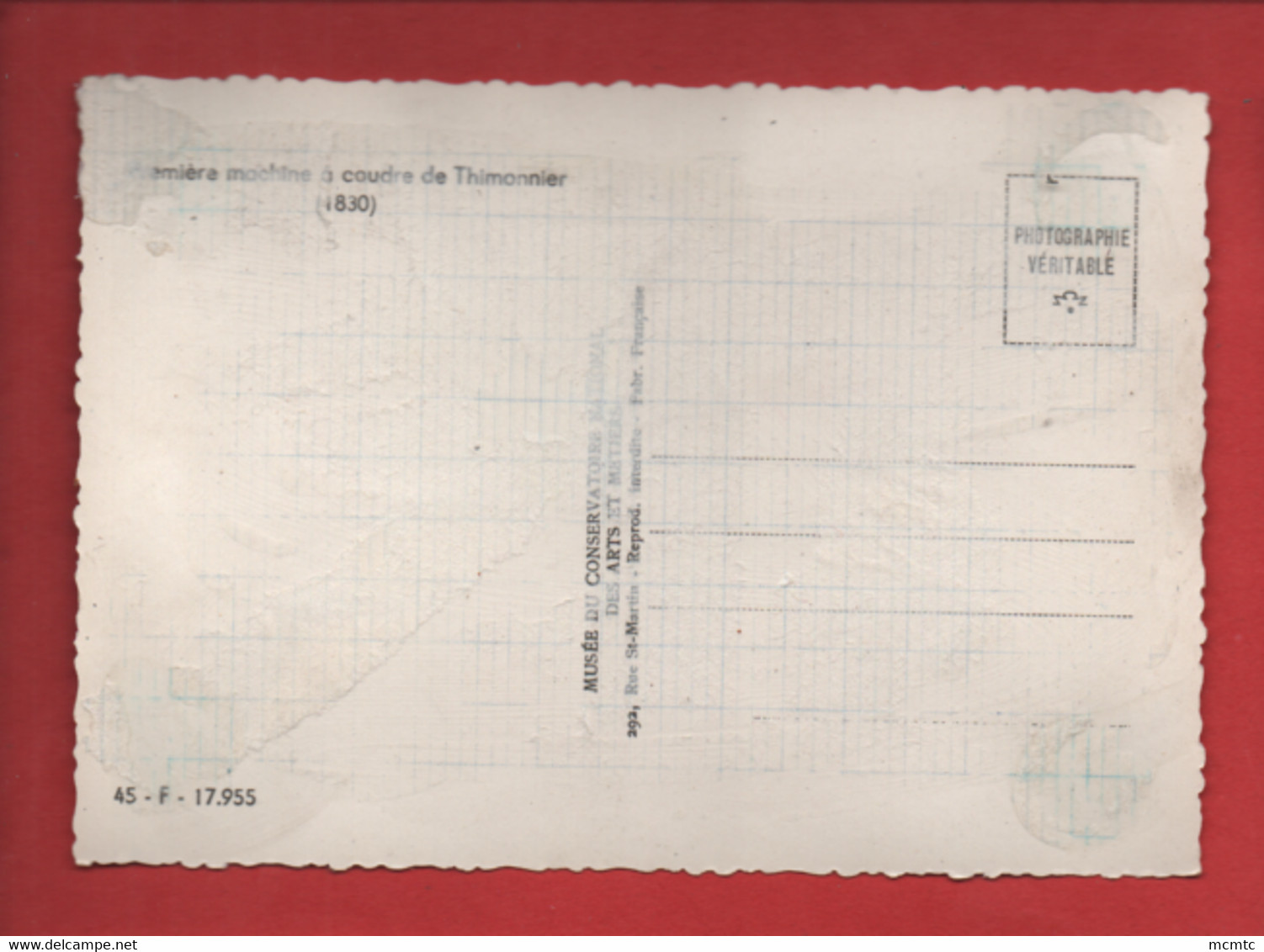 CPSM Grand Format - Abîmée -  Première Machine à Coudre De Thimonnier -( 1830) - Altri & Non Classificati