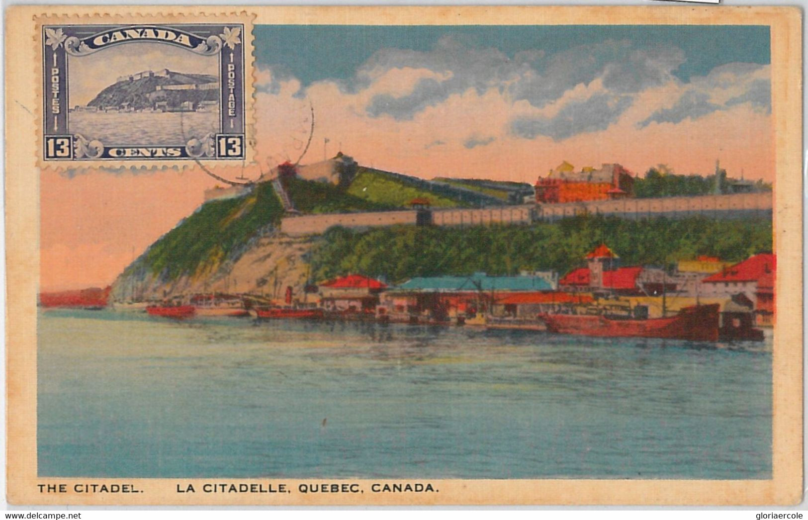 57471 - CANADA - POSTAL HISTORY: MAXIMUM CARD - QUEBEC - Cartes-maximum (CM)