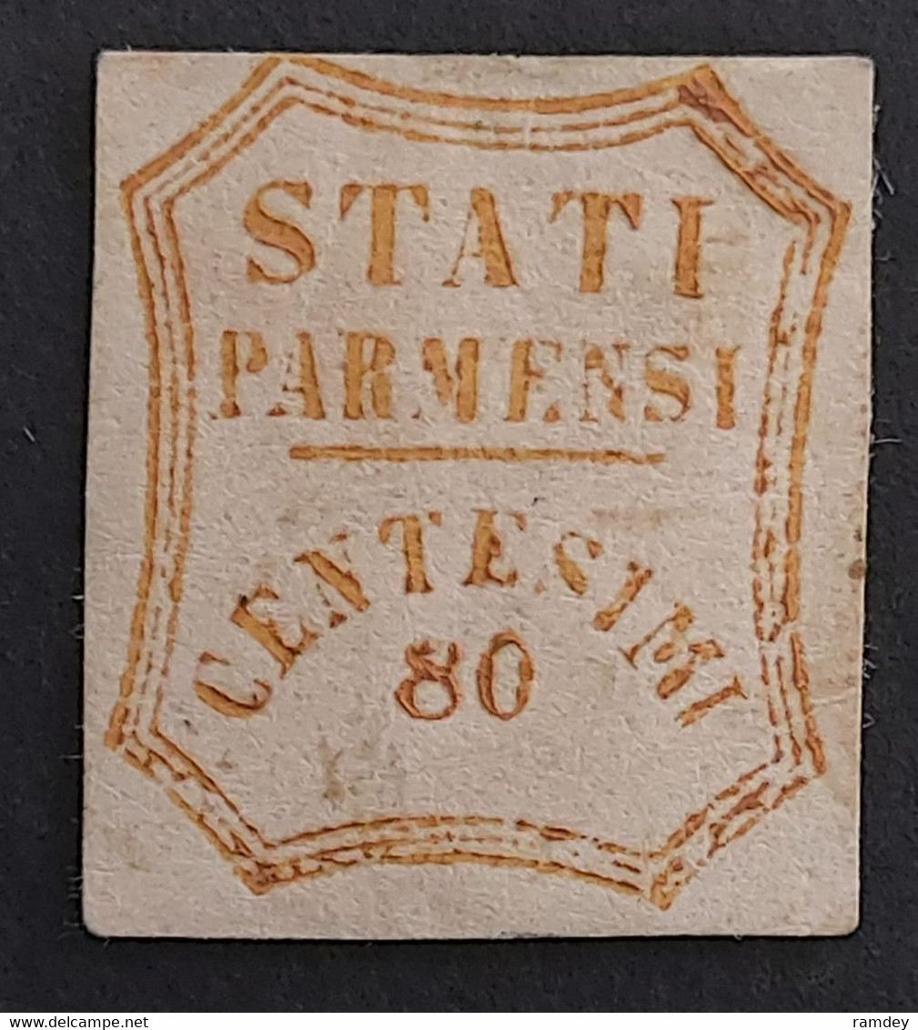 Stamp, Italian Ancient States, Parma, 1859, 80c, Sassone#18, MH - Parma