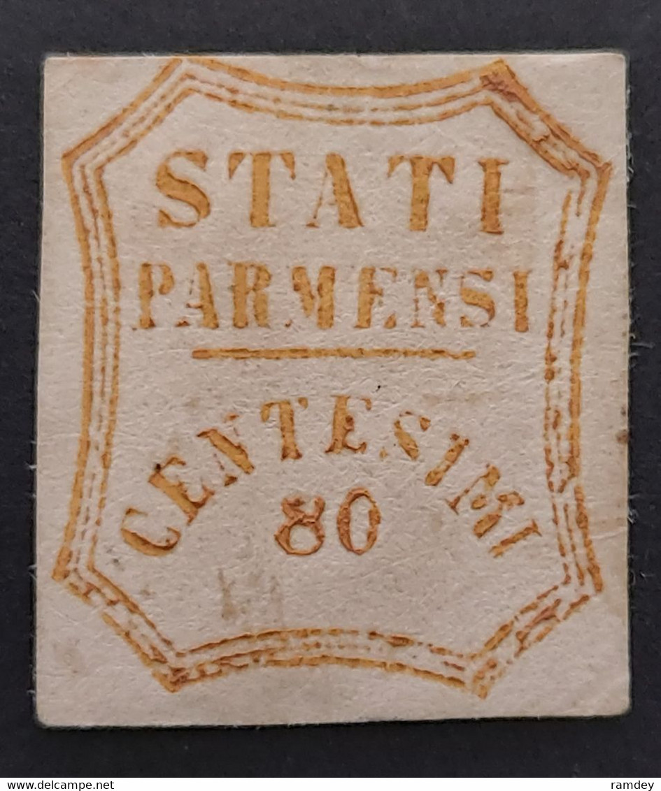 Stamp, Italian Ancient States, Parma, 1859, 80c, Sassone#18, MH - Parma