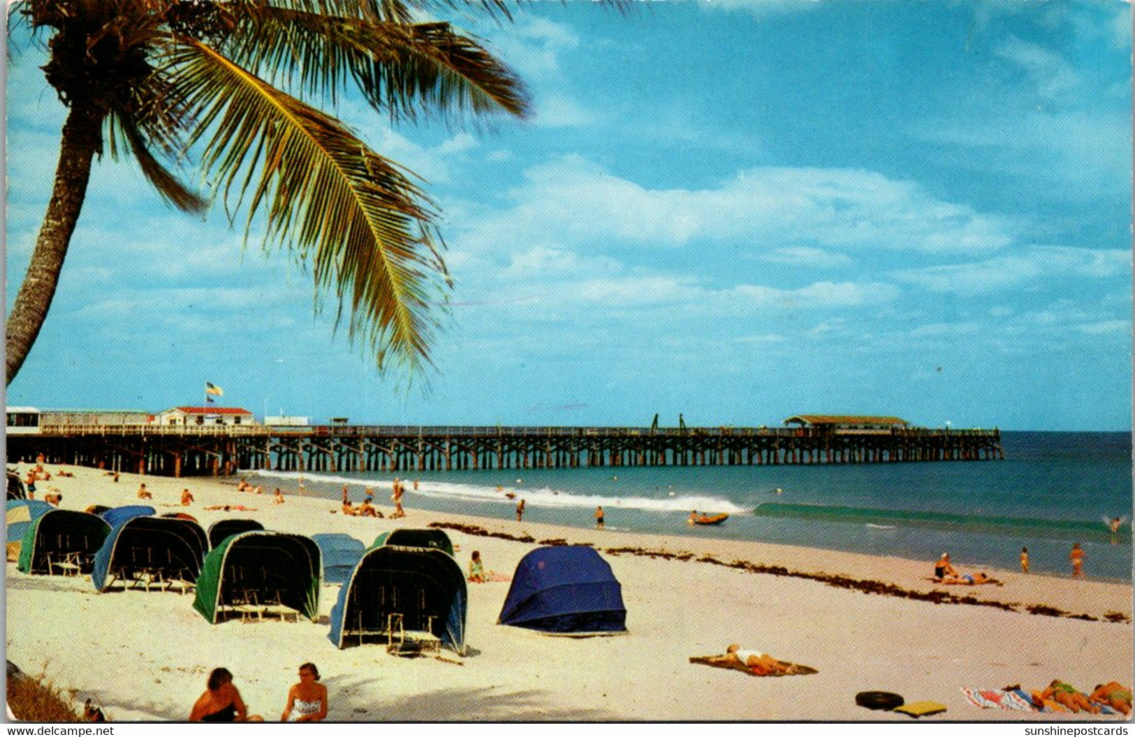 Florida Palm Beach Showing Beach And Pier - Palm Beach